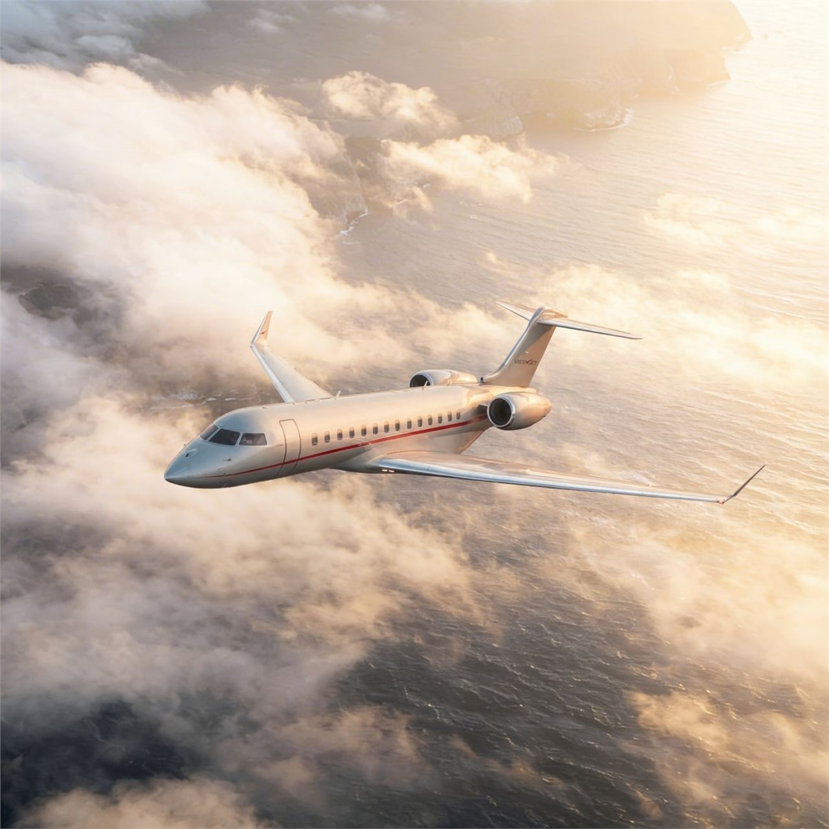 Bombardier Celebrates Valued Customer Vista's 1st Global 8000 Aircraft  Bombardier Aerospace &copy;
