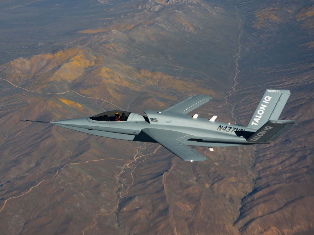 NGC's Talon IQ Swaps Autonomy Skills in Flight with Applied Intuition and Accelint  Northrop Grumman Corporation &copy;