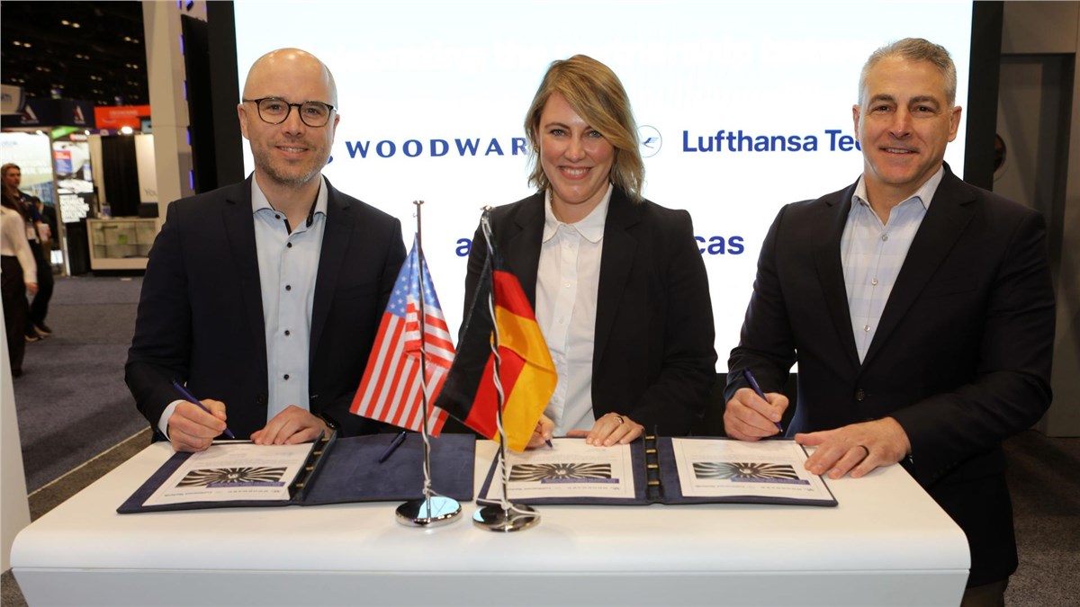 Woodward Partners With Lufthansa Technik As an Elite-level Licensed Repair Service Facility for CFM LEAP Engine Controls  Lufthansa Technik &copy;