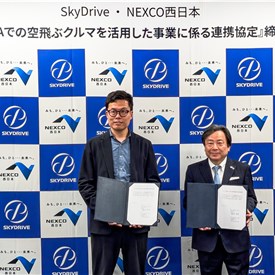 Image - SkyDrive and West Nippon Expressway Company sign Partnership Agreement on Advanced Air Mobility
