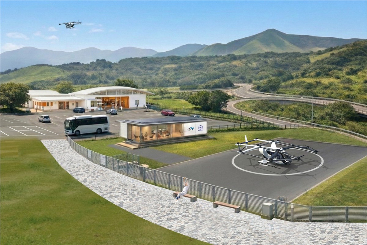 SkyDrive and West Nippon Expressway Company sign Partnership Agreement on Advanced Air Mobility  SkyDrive &copy;