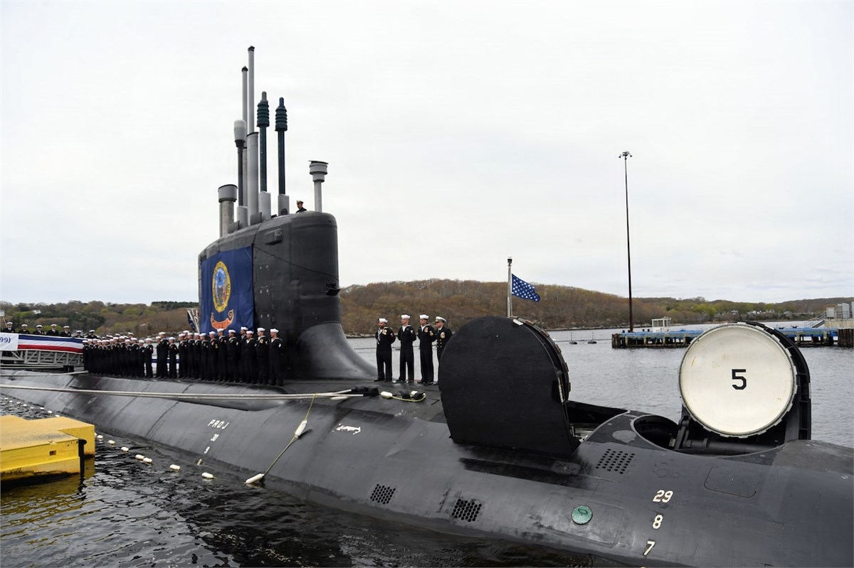 Navy Commissions Submarine USS Idaho  Navy Chief Petty Officer Darren Moore &copy;