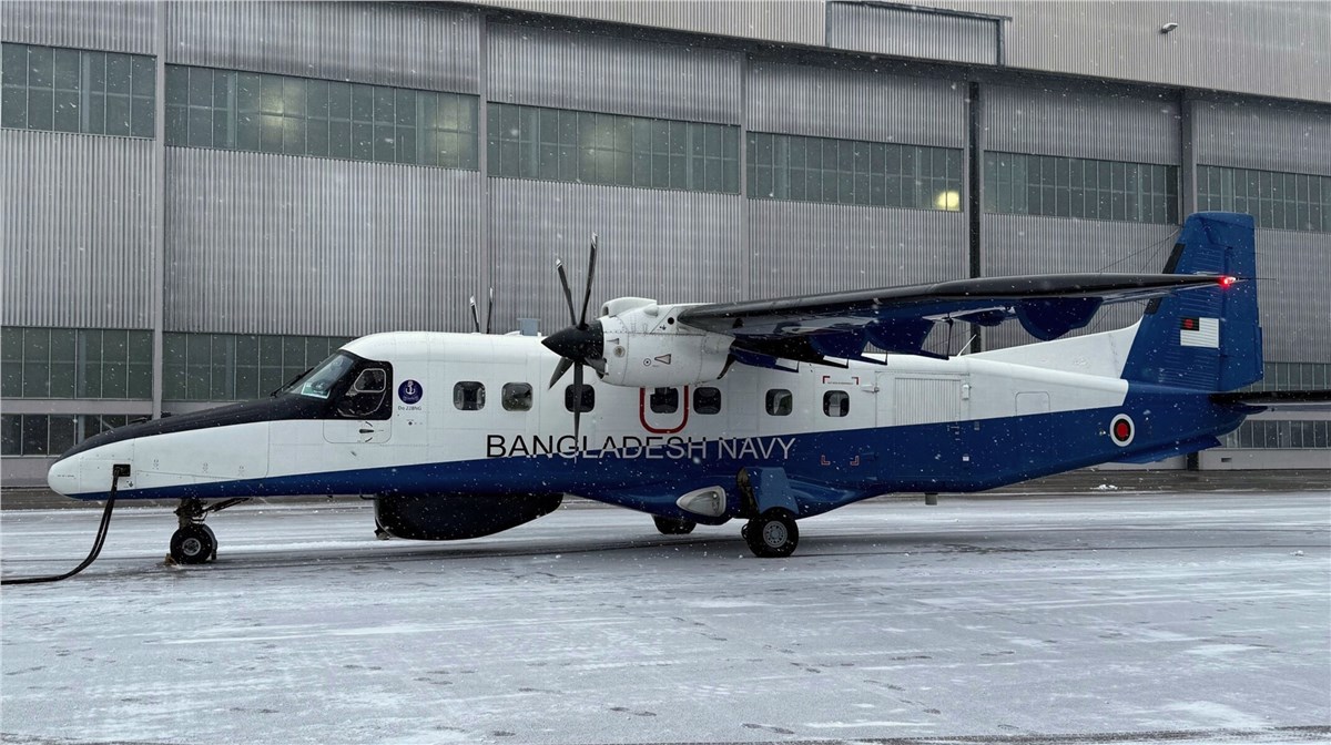 1st Do228 Successfully Transferred to Bangladesh Navy After Base Maintenance Event  General Atomics AeroTec Systems (GA-ATS) &copy;