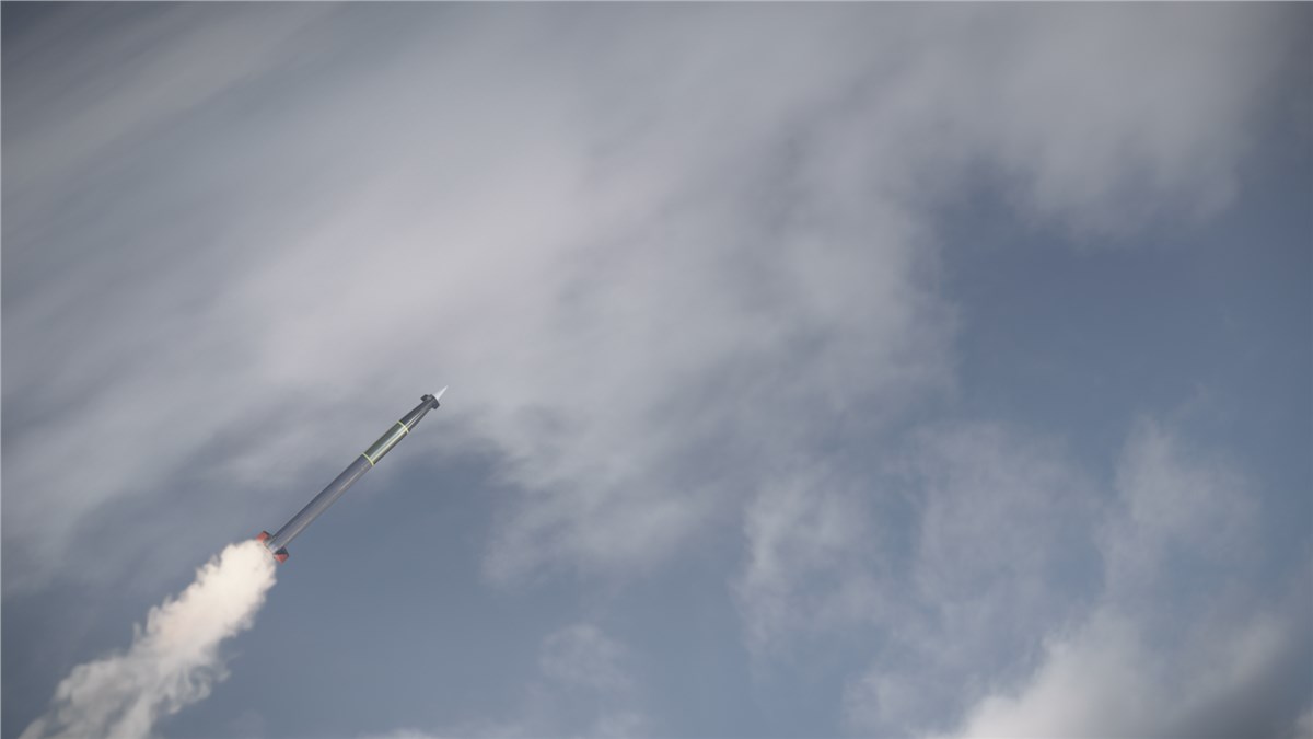 Successful Launch for THUNDART! MBDA's THUNDART in flight - 3D