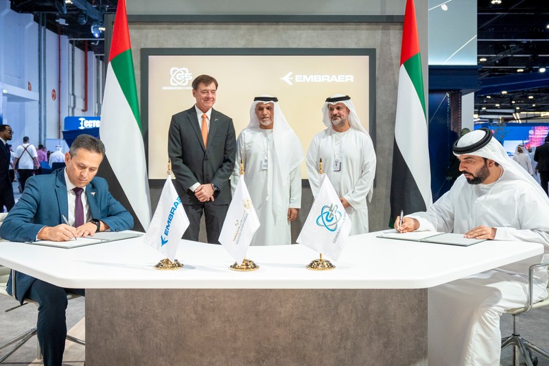 Embraer and Generation 5 Holding Sign Exclusive Strategic Partnership Agreement for the C-390 Millennium Program in the UAE  Embraer &copy;