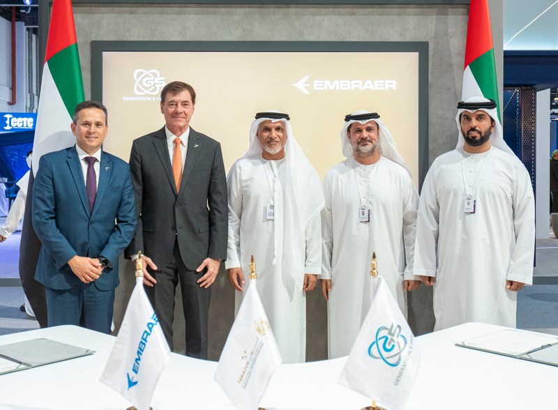 Embraer and Generation 5 Holding Sign Exclusive Strategic Partnership Agreement for the C-390 Millennium Program in the UAE  Embraer &copy;