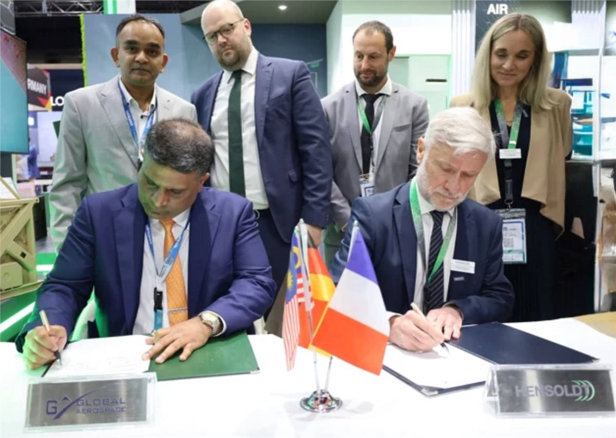 G7 Global Aerospace and HENSOLDT France Sign a Teaming Agreement to Provide Strategic Capabilities to the RMAF  HENSOLDT &copy;