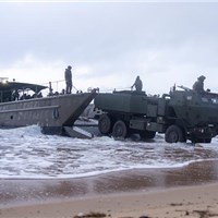 Army Proves HIMARS Deployability from Ship to Shore