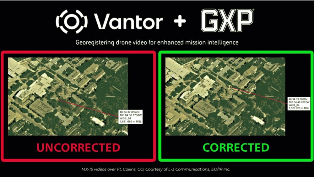 BAE GXP and Vantor Bring High-accuracy Targeting to New Drone Platforms in Contested Environments  Vantor &copy;