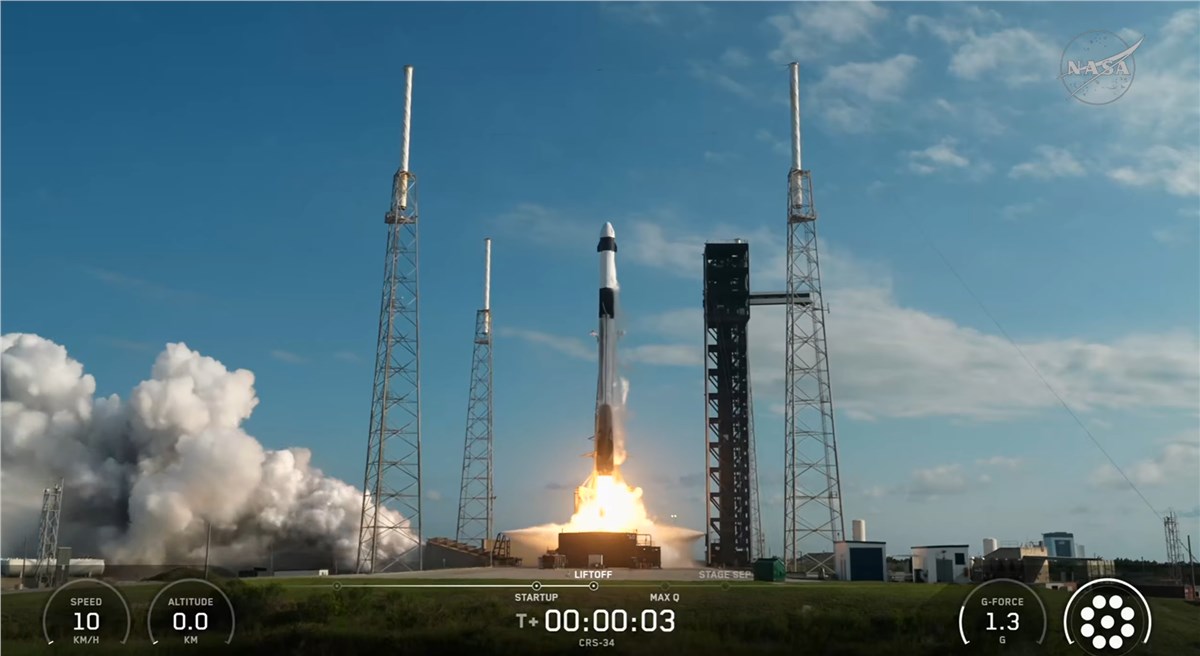 NASA Science, Cargo Launch on 34th SpaceX Resupply Mission to Station  NASA &copy;