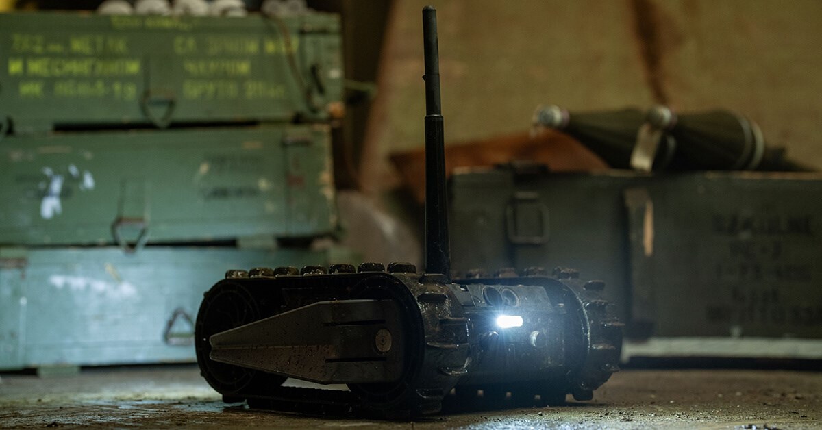 Teledyne FLIR Defense Unveils New FirstLook 125 Throwable Recon Robot  Teledyne FLIR LLC &copy;
